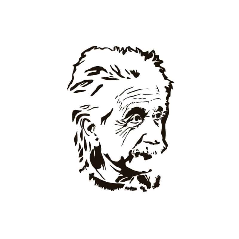 STICKER Albert EINSTEIN (O0047)