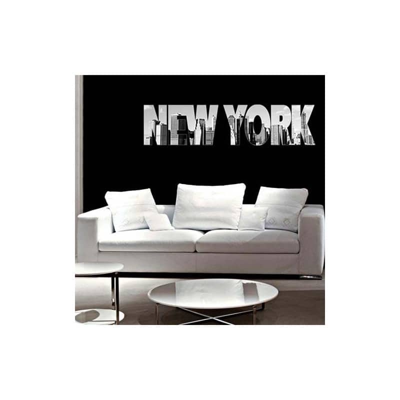 STICKERS TEXTE NEW-YORK (O0113)