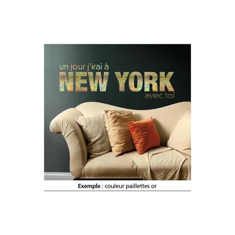 STICKER J'IRAI  NEW YORK AVEC TOI (TEXT0001)