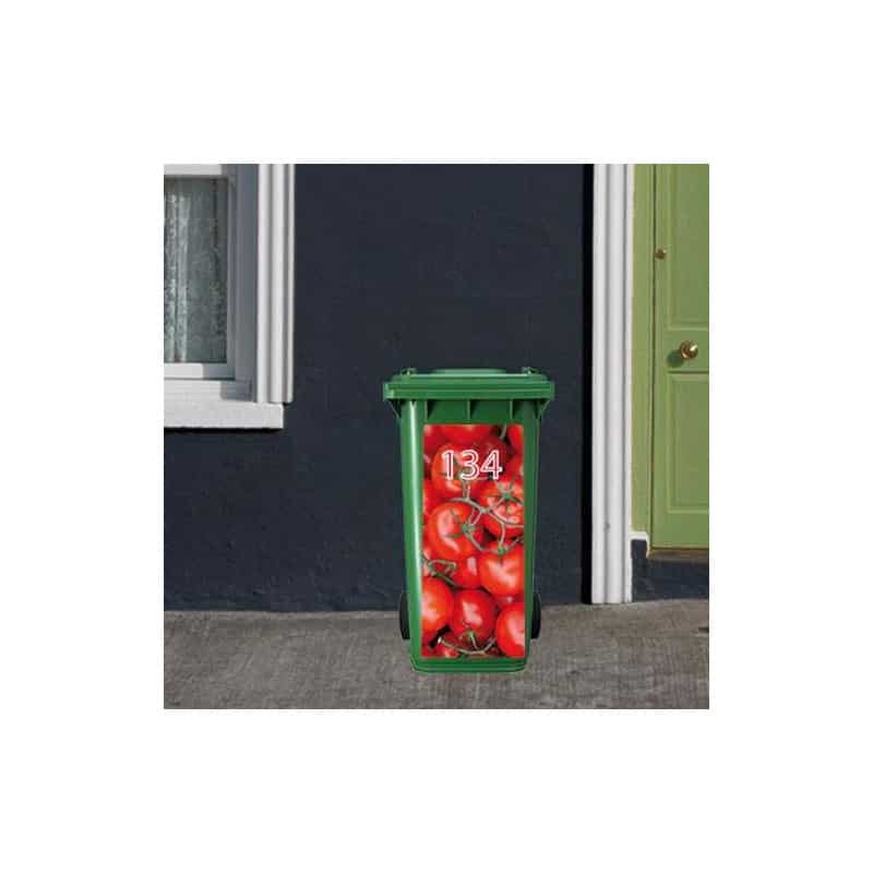 STICKERS POUBELLE TOMATES F0071