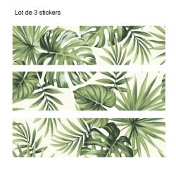 LOT DE 3 STICKERS VEGETAL POUR TIROIRS SUR MEUBLES IKEA MALM MIMALM010