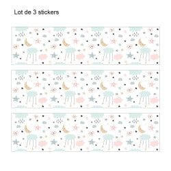 LOT DE 3 STICKERS BABY POUR TIROIRS SUR MEUBLES IKEA MALM MIMALM011