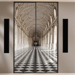 STICKERS POUR PORTE DE PLACARD AVEC "CATHEDRALE" PLAC005