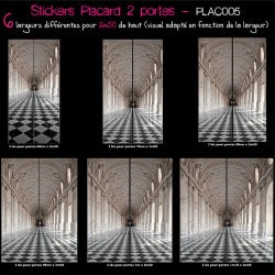 STICKERS POUR PORTE DE PLACARD AVEC "CATHEDRALE" PLAC005