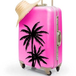 STICKER VALISE HAWAI PALMIERS SV0005