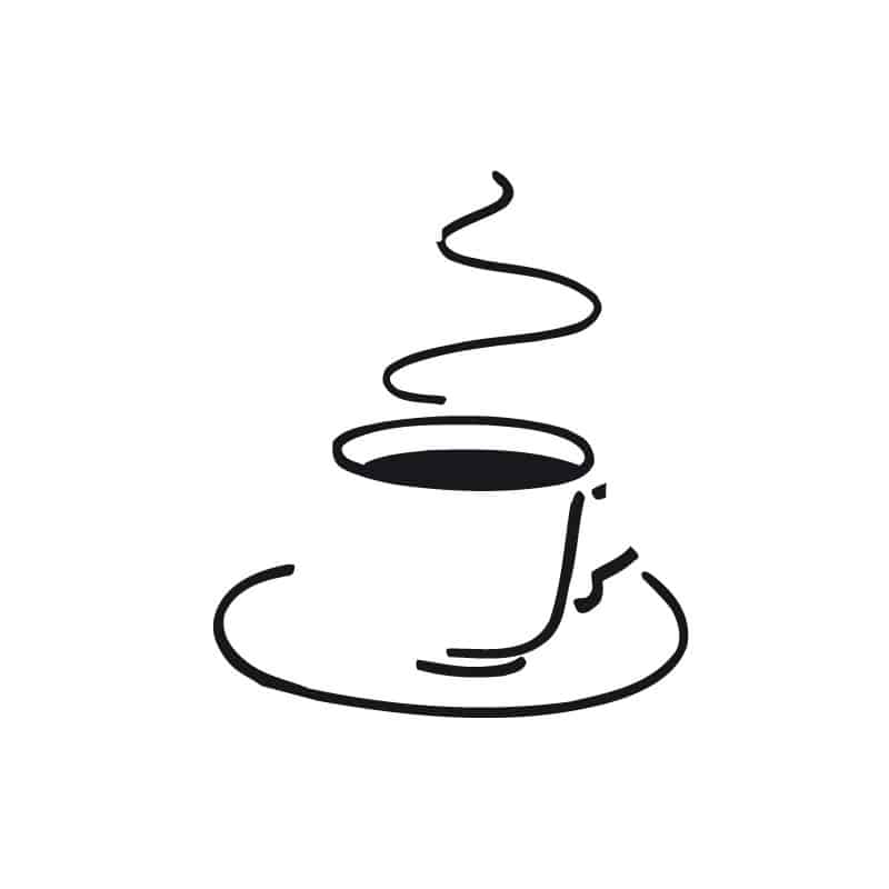 STICKER TASSE DE CAFE 3 (A0140)