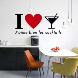 STICKER J'AIME BIEN LES COCKTAILS (A0368)