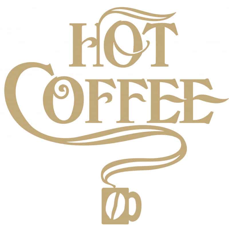 STICKERS HOT COFFEE (A0421)