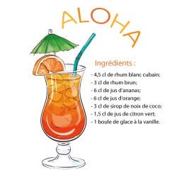 RECETTE COCKTAIL SAVEUR ALOHA