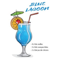 RECETTE COCKTAIL BLUE LAGOON