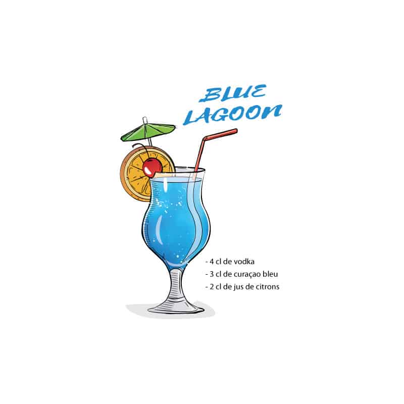 RECETTE COCKTAIL BLUE LAGOON