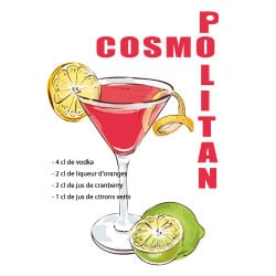 RECETTE COCKTAIL COSMOPOLITAIN