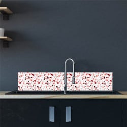 STICKER CREDENCE TERRAZZO CORAIL (CRED0061)