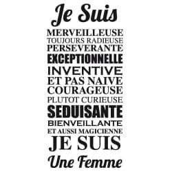 Sticker CITATION FEMME (I0162)