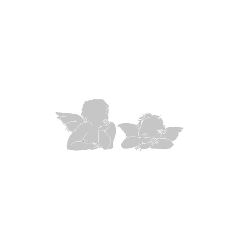 STICKERS TETE DE LIT ANGES STYLISES (O0127)