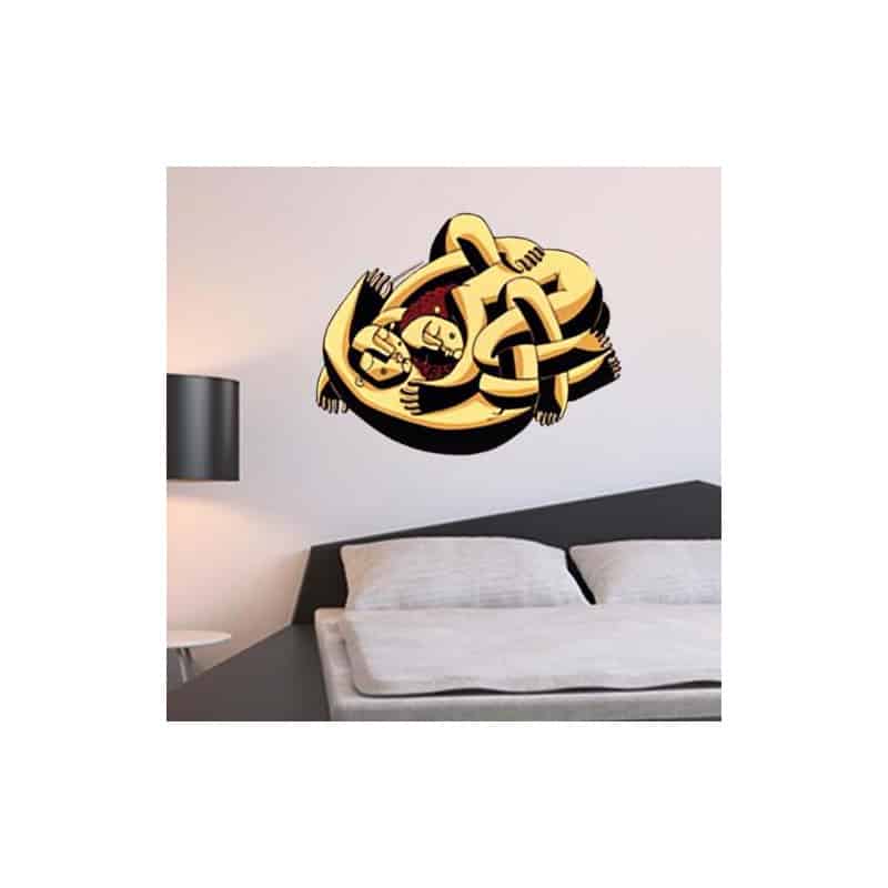 STICKERS TETE DE LIT ENTRELACES (O0181) STICKERS TETE DE LIT ENTRELACES (O0181)
