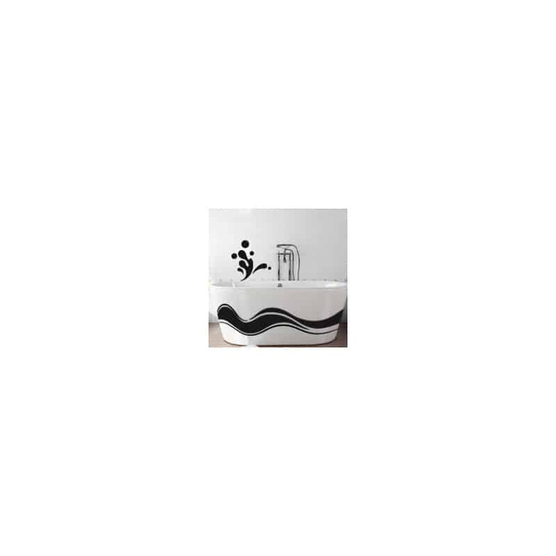 STICKERS VAGUES SALLE DE BAIN POUR BAIGNOIRE (SDB0016) STICKERS VAGUES SALLE DE BAIN POUR BAIGNOIRE (SDB0016)