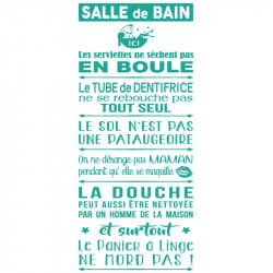 STICKER SALLE DE BAIN (SDB0024)