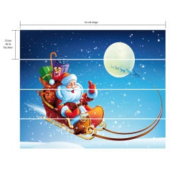 LOT DE 4 CONTREMARCHES DE NOEL (CONT0059)