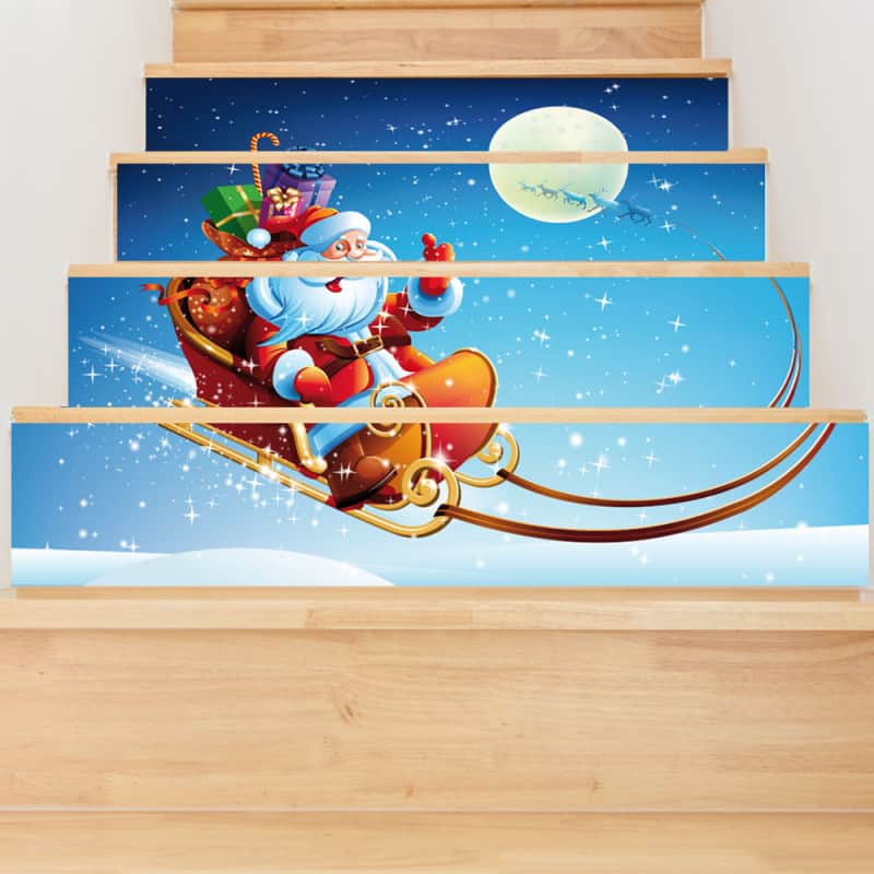 LOT DE 4 CONTREMARCHES DE NOEL (CONT0059) LOT DE 4 CONTREMARCHES DE NOEL (CONT0059)