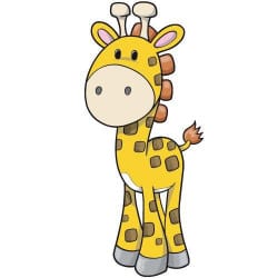 STICKERS GIRAFE (B0143)