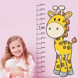 STICKERS GIRAFE 1m50 MESURE TA TAILLE ! (B0202)