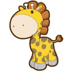 STICKERS GIRAFE (B0269)