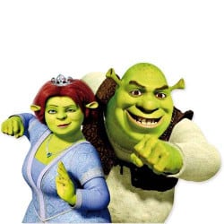 STICKER SHREK ET FIONA (DA0060)