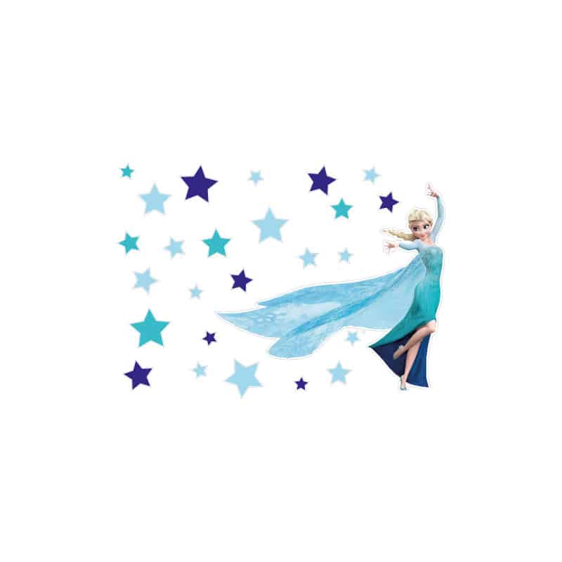 STICKERS PLANCHE REINE DES NEIGES (DA0066)