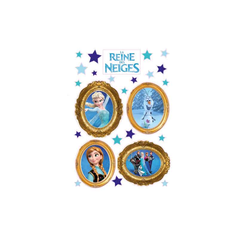 STICKERS PLANCHE REINE DES NEIGES (DA0067)