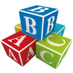 STICKERS DE CUBES A,B, C  (E0058)