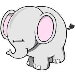 STICKERS ELEPHANT (E0072)