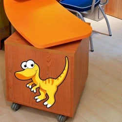 STICKER POUR ENFANT D'UN DINOSAURE (E0115)