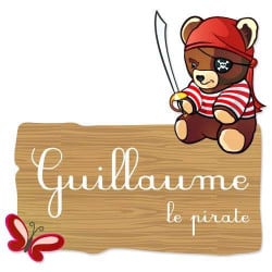 STICKER PERSONNALISATION PIRATE(E0214)