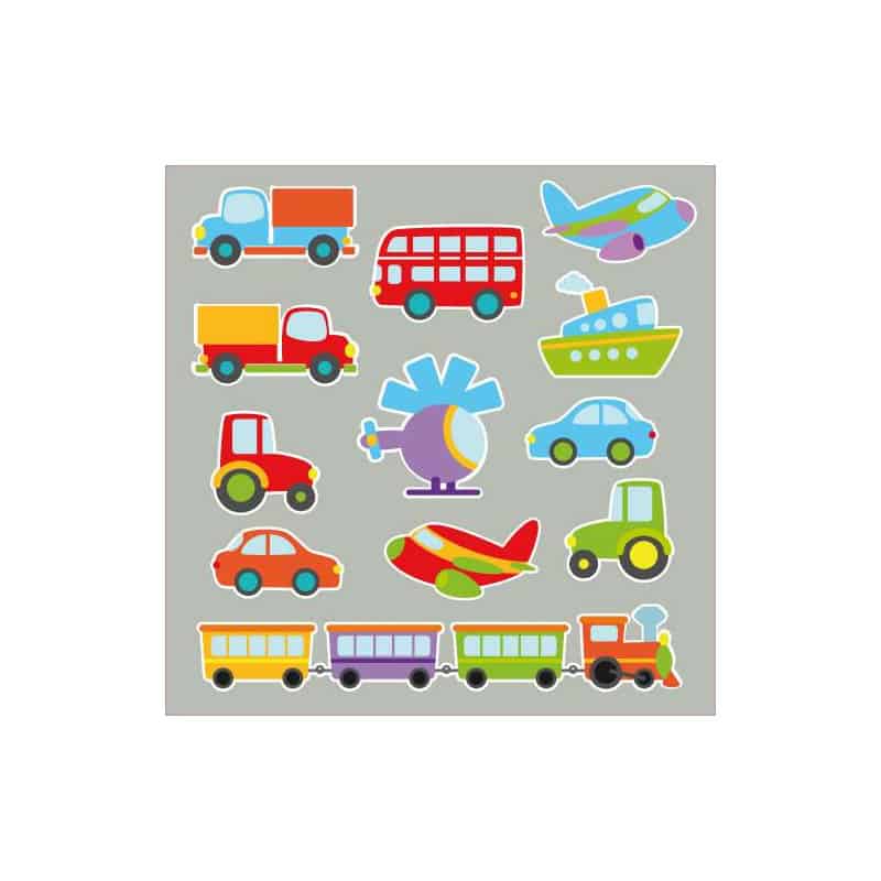 STICKER PLANCHE VEHICULES (E0259)