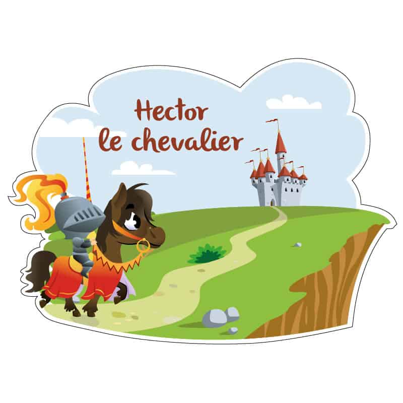 STICKER PERSONNALISATION CHEVALIER (E0267)