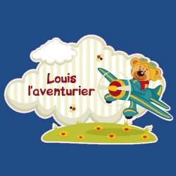 STICKER PERSONNALISATION AVENTURIER (E0268)