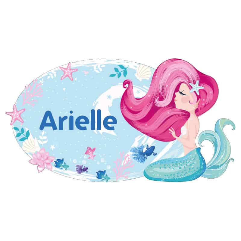 PLAQUE DE PORTE PERSONNALISABLE SIRENE (E0335)