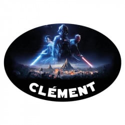 PLAQUE DE PORTE PERSONNALISABLE TATOOINE (E0358)