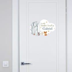 STICKER PORTE PRENOM  LE PETIT JARDIN SECRET DE... (E0412)