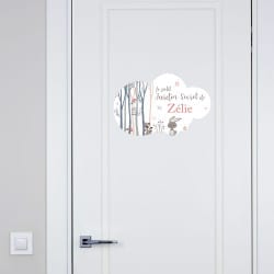 STICKER PORTE PRENOM  LE PETIT JARDIN SECRET DE... (E0413)
