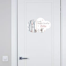 STICKER PORTE PRENOM  LE PETIT JARDIN SECRET DE... (E0413)