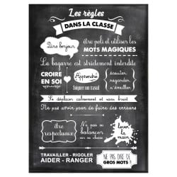 STICKER LES REGLES DE LA CLASSE (ECOLE0015)