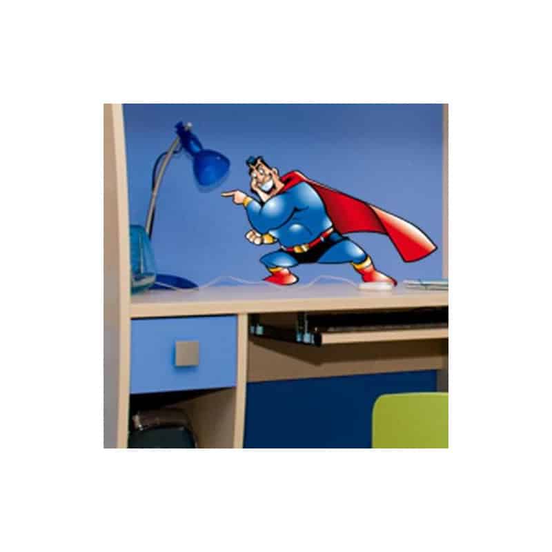 STICKER ASPECT DE SUPER HEROS MUSCLE POUR ENFANT (G0078)