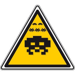Sticker Danger Invasion (HUM0001)