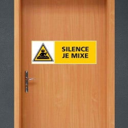 STICKER SILENCE JE MIXE (HUM0008)