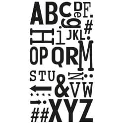 STICKER ALPHABET DESIGN (I0258)