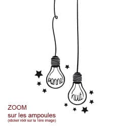 STICKER AMPOULES BONNE NUIT (I0264)