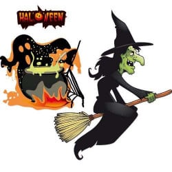 STICKERS AFFREUX DUO HALLOWEEN (E0226)