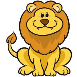 STICKERS LION (O0006)